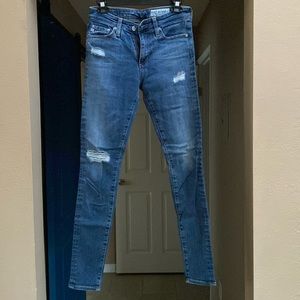 AG The Farrah Skinny High Rise Jeans